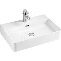 Clifton White Premium 600mm Rectangular Countertop Basin