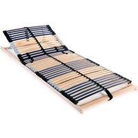 Berkfield Home Slatted Bed Base with 42 Slats 7 Zones 80x200 cm