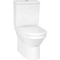 Clifton Premium OPEN BACK Rimless Pan Toilet Set in White