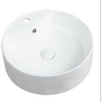 Clifton White Premium 460mm Round Countertop Basin