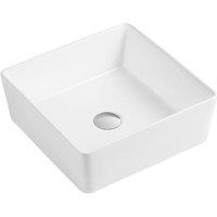 Clifton White Premium 420mm Square Countertop Basin