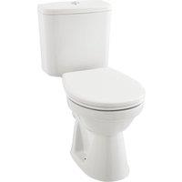 Clifton Premium OPEN BACK Rimless Pan Toilet Set in White