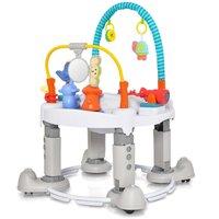 Costway 4-In-1 Baby Activity Center with Walker for Kids Aged 0-2 Years in Grey