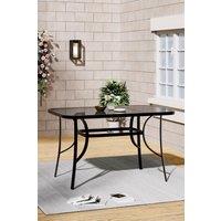 Rectangular Metallic Garden Dining Table