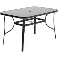 Rectangular Metallic Garden Dining Table