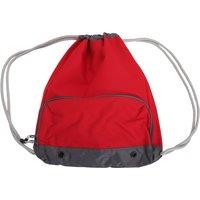 Bagbase Athleisure Water Resistant Drawstring Sports Gymsac Bag in Red