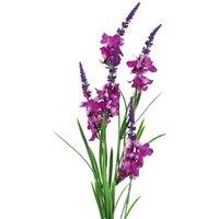 Leaf 80cm Dark Pink Larkspur Artifical Stem
