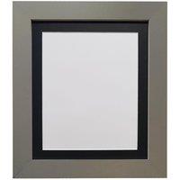 Frames & Mirrors 4U Metro Dark Grey Frame with Black Mount 50 x 70CM Image Size A2 | Size: 50 x 70 cm