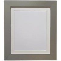 Frames & Mirrors 4U Metro Dark Grey Frame with Ivory Mount for Image Size 7 x 5 Inch