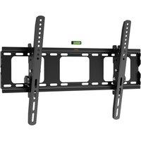 VonHaus Suitable for 32-75" Screens, Ultra-Slim Tilting TV Wall Bracket in Black