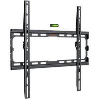 VonHaus Suitable for 32-75" Screens, Flat to Wall TV Bracket in Black