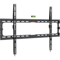 VonHaus Suitable for 37-85" Screens w/Spirit Level, Ultra-Slim TV Wall Bracket in Black