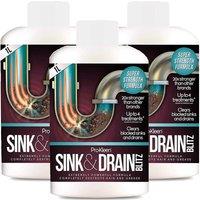 ProKleen Sink & Drain Blitz - Plughole, Sink & Drain Unblocker - Super Strength Formula 3L in Clear