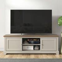 GFW Salcombe TV Unit in Light Grey