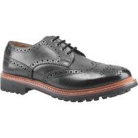 Cotswold Men's 'Quenington Commando' Leather Lace Shoes in Black | Size: 9