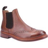 Cotswold Men's 'Siddington' Leather Boots in Brown | Size: 8