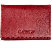 Breed Men's Porter Genuine Leather Bi-Fold Wallet in Maroon