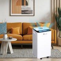 Alivio 10L Dehumidifier with Low Energy Portable & Washable Dust Filter in White