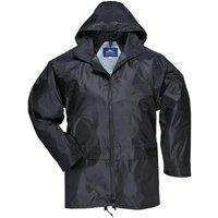 Portwest Men's Classic Rain Jacket (S440) in Black | Size: Medium