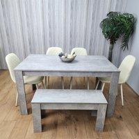 Kosy Koala Dining Table Set with 4 Chairs and a Bench Dining Room and Kitchen table set of 4