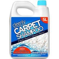 cleenly Carpet Cleaning Shampoo Odour Remover Ocean Fragrance 1 x 5L in Blue
