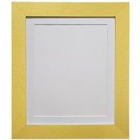Frames & Mirrors 4U Metro Gold Frame with White Mount 40 x 50CM Image Size 15 x 10 Inch | Size: 40 x 50 cm