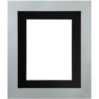 Frames & Mirrors 4U Metro Light Grey Frame with Black Mount for Image Size 50 x 40 CM