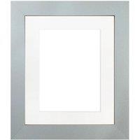 Frames & Mirrors 4U Metro Light Grey Frame with White Mount A4 Image Size 10 x 6