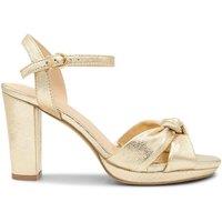 Paradox London Women's 'Lani' Platform Sandals in Metallic Gold | Size: 8
