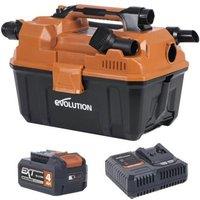 'R11VAC-LI' EXT Wet & Dry Vacuum Cleaner 18V 1 x 4.0Ah Li-ion