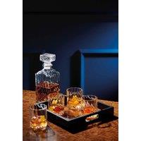 BarCraft Cut Glass Decanter Set in Clear
