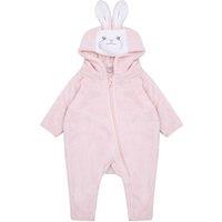 Larkwood Rabbit Design All In One in Pink | Size: 6-12 m