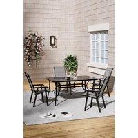 4-Seater Outdoor Garden Dining Table Set