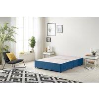Somnior Ziggy Platform Bed Base in Navy | Size: Double