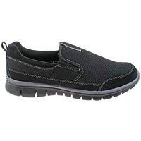 Dek Men's Superlight Neptune Slip On Trainers in Black | Size: 6