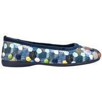 Sleepers Women's Samira Ballerina Slippers in Blue | Size: 6