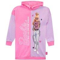 Barbie Girl's Longline Hoodie in Pink | Size: 7-8 Years