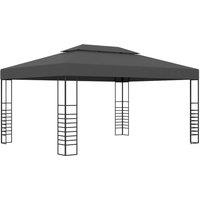 Berkfield Home Gazebo 3x4 m Anthracite in Black
