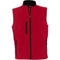 SOL'S Men's Rallye Soft Shell Bodywarmer Jacket in Red | Size: XL