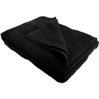 SOL'S Island 100 Bath Sheet / Towel (100 X 150cm) in Black | Size: 100 X 150 cm