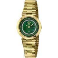 GV2 Women's Burano, Swiss Quartz Watch, Green MOP Dial, 316L Stainless Steel, & Sapphire Crystal