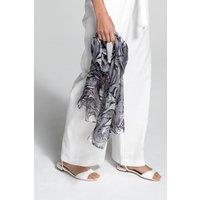 Hot Squash Women's Chiffon Scarf - Small in Grey