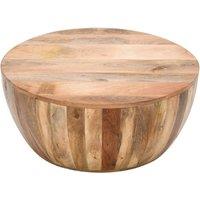 Bratton Mango Wooden Drum Coffee Table