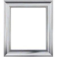 Frames & Mirrors 4U Scandi Limed White Picture Photo Frame A4 in Silver