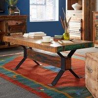 IH Design Ted Reclaimed Boat Coffee Table in Brown