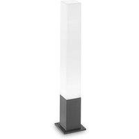 Netlighting Edo Square Outdoor Bollard Anthracite IP44 in Black