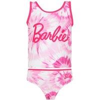Barbie Girl's Tie Dye Tankini in Pink | Size: 4-5 Years