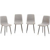 Orsina Tiana Set Of 4 Dining Chairs in Grey