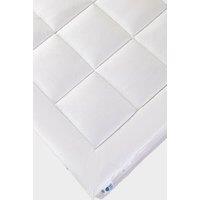 Homescapes Premium Wool Mattress Topper Deep Fitting Comfort in White | Size: King