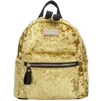 Claudia Canova Women's Anii Xs Velour Backpack in Gold